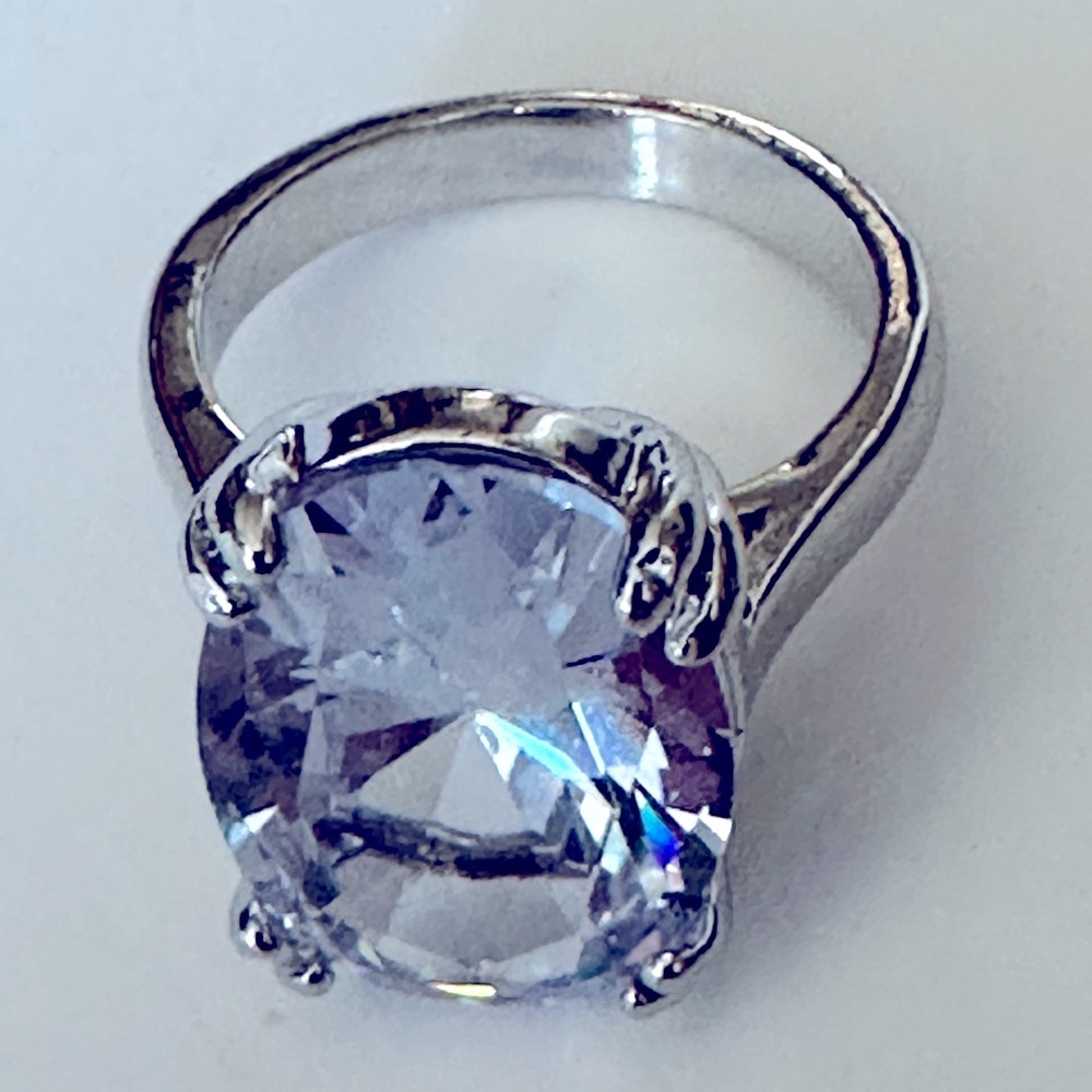 Brand New Cocktail Ring Large Synthetic Zirconia.